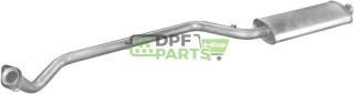 Střední tlumič výfuku Renault Trafic 2.0  2.5D  89-97, Polmo 21.254 A, OE 7700788160