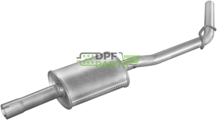 Střední tlumič výfuku Renault Kangoo 1.2i 97-, Polmo 21.265 A, OE 7700309504