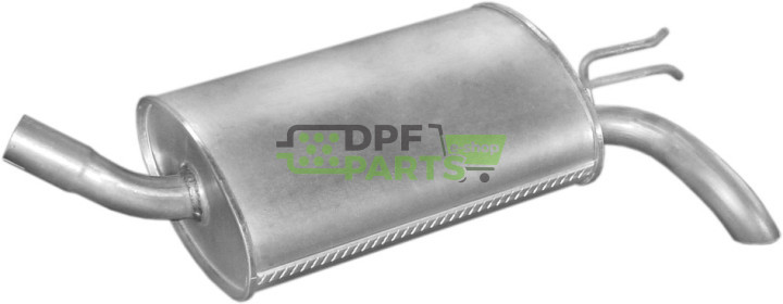 Koncový tlumič výfuku Renault Twingo 1.1  1.2 +/-kat  93-98, Polmo 21.272 A, OE 7700416501 7700432250 7700821226