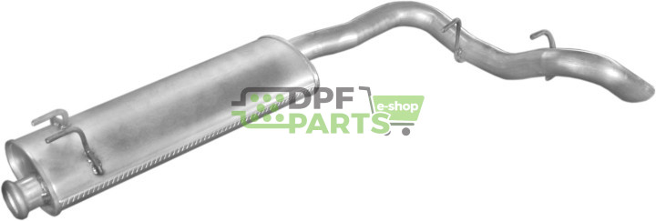 Koncový tlumič výfuku Renault Master II 2.8TD 97-, Polmo 21.273 A, OE 7700314825