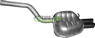 Tłumik końcowy Skoda Octavia II 1.9/2.0 TDi, Polmo 24.83 A, OE 1K5253609D 1Z0253609P