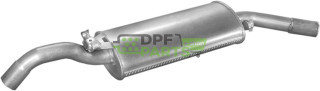 Koncový tlumič výfuku VW Golf II 1.8i  84-89, Polmo 30.07 A, OE 191253609BM