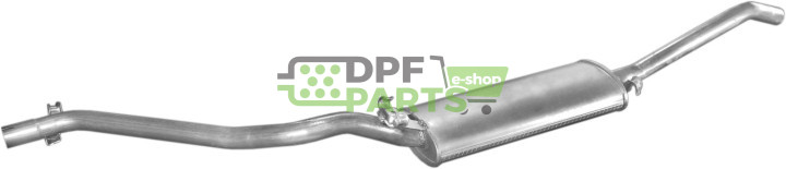 Koncový tlumič výfuku VW Jetta 1.3/1.6/1.6D 83-89, Polmo 30.12 A, OE 165253609 165253609BE