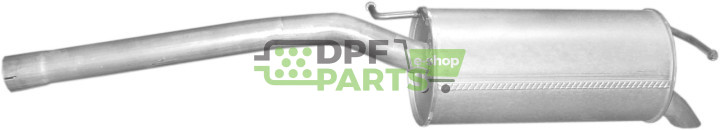 Koncový tlumič výfuku VW Caddy III 1.9 TDi 02/04-08/10, Polmo 30.277 A, OE 2K0 253 609 P