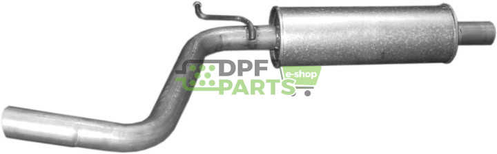 Střední tlumič výfuku VW Caddy III 1.9 TDi, Polmo 30.289 A, OE 