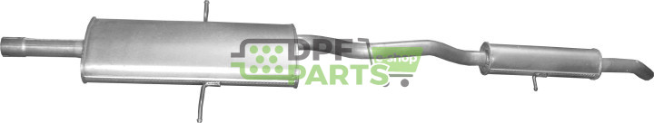 Koncový tlumič výfuku Chrysler Grand Voyager 2.4 i/3.3i 01-05/04, Polmo 45.35 A, OE 04880243AB