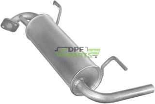 Koncový tlumič výfuku Subaru Justy I 1.0/1.2  84-95, Polmo 46.01 A, OE 7443-04160 7443-04161
