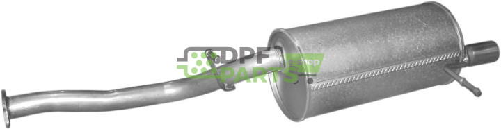 Koncový tlumič výfuku Subaru Forester 4x4 2.0 09/02-   Impreza 2.0 16V, Polmo 46.04 A, OE 44300SA030