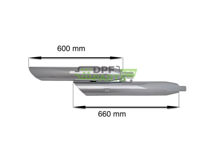 Tłumik / Yamaha Drag Star 650 do rocznika 2005