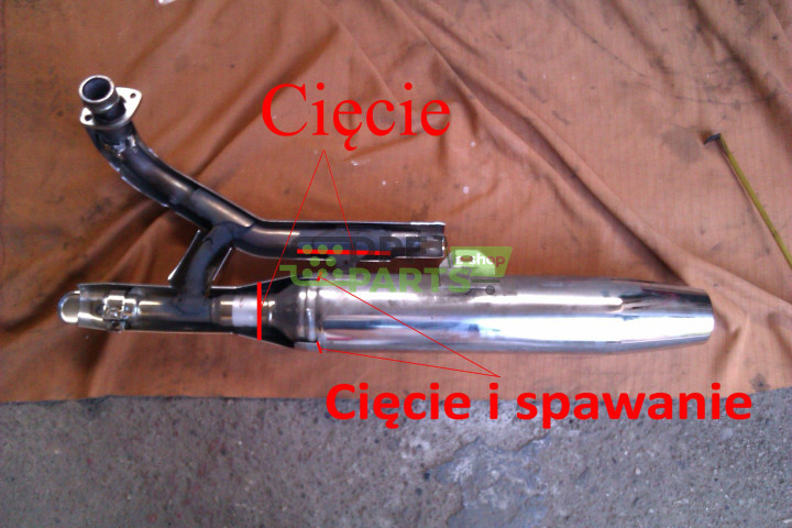 Tłumik / Yamaha Drag Star 650 od rocznika 2005