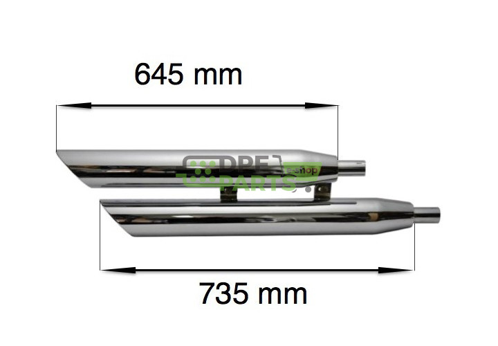 Tłumik / Yamaha Drag Star 1100 do rocznika 2003