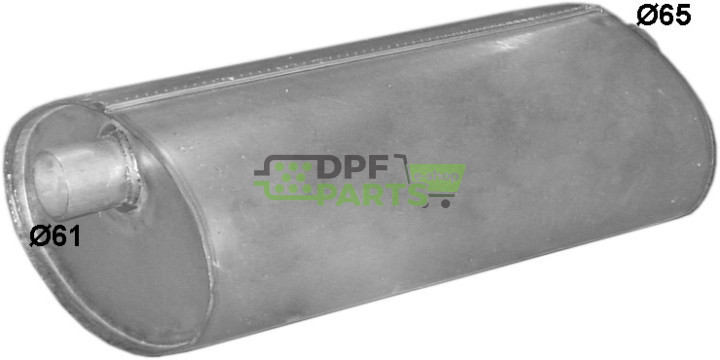 Tlumič Iveco EuroCargo 60E10/60E12/60E14/65E10/65E12/65E12 H/65E14/75E12/75E14/75E15, Polmo 64.17 A, OE 99456851