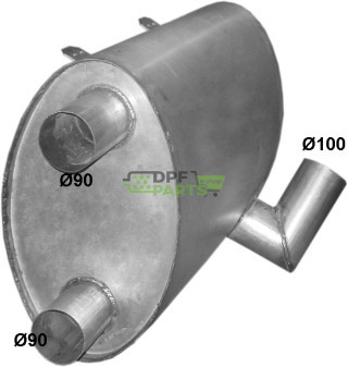 tlumič Mercedes 404 BUS, Polmo 69.96 A, OE 356.490.0201