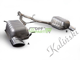 tłumik końcowy Mercedes SLK R 171 - STRONA LEWA