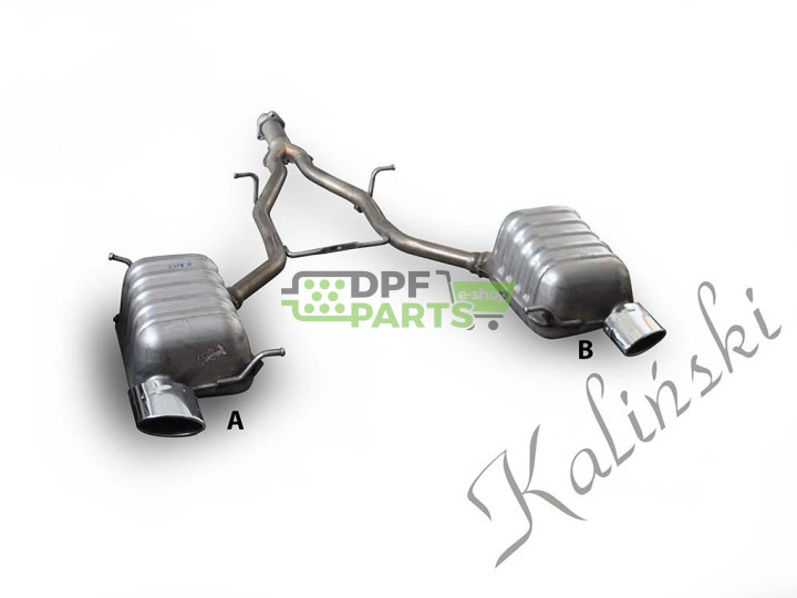 tłumik końcowy Mercedes SLK R 171 - STRONA LEWA