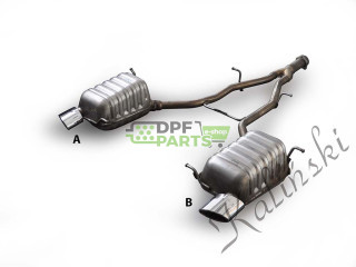 Tłumik końcowy Mercedes SLK R 171 - STRONA PRAWA