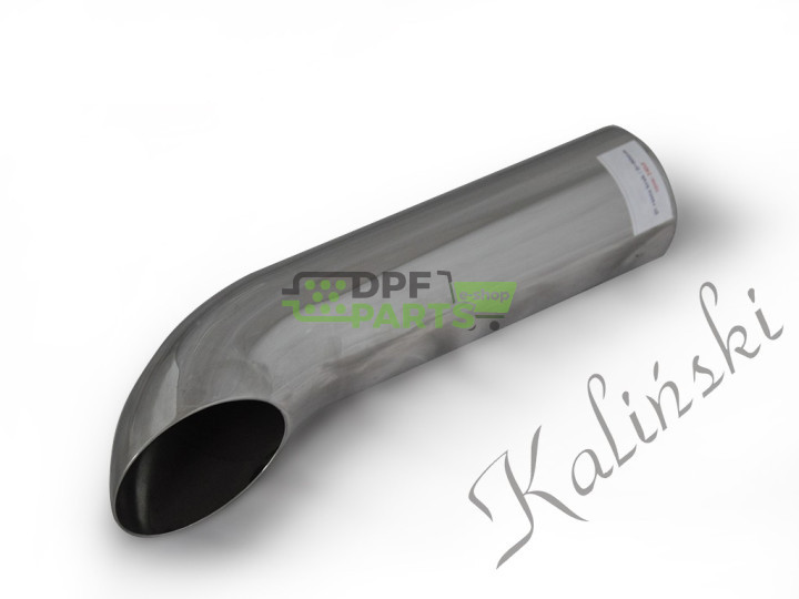 Końcówki ozdobne układu wydechowego / ścięcie pod kątem 45° / fi 55