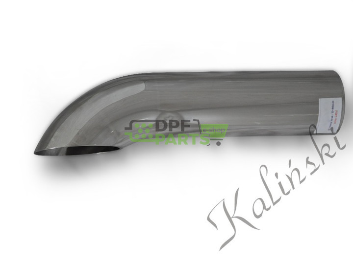 Końcówki ozdobne układu wydechowego / ścięcie pod kątem 45° / fi 55