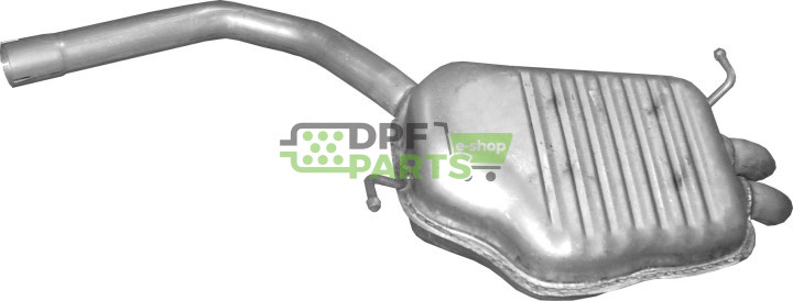 Koncový tlumič výfuku Audi A4 1.9 TDi Turbo Diesel 04/01-06/04 sedan , combi, Polmo 01.130 A, OE 8E0 253 609 CE 8E0 253 609 P