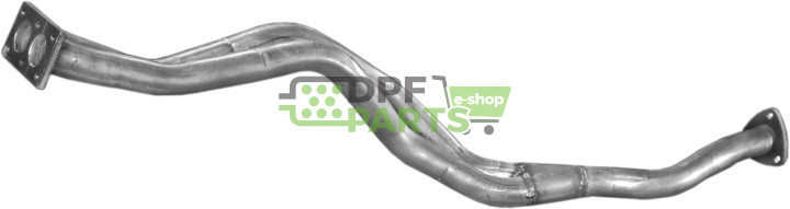 Trubka sběrná Audi 80 82-87/Coupe 82-91/VW Passat 83-88/Santana 83-86 1.8, Polmo 01.138 A, OE 811 253 101 AS 855 253 101 L