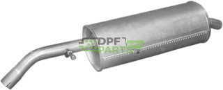 Tłumik końcowy Citroen C2 1.4i -16V 06-, Polmo 04.262 A, OE 1726ZT 1730.H6