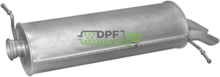 Tłumik końcowy Citroen C5 2.2 HDi 09/00-08/02, Polmo 04.266 A, OE 1726.HJ 1726.X6