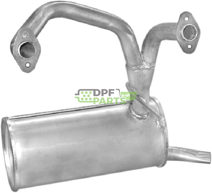 Koncový tlumič výfuku Fiat 126 EL 09.94-09.00, Polmo 07.165 A, OE 46 576 658