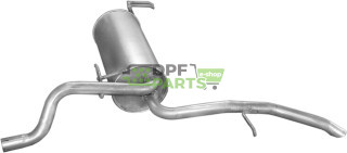 Koncový tlumič výfuku Fiat Siena/Albea 1.2  1.4  1.6 -16V 96-, Polmo 07.169 A, OE 46 463 216