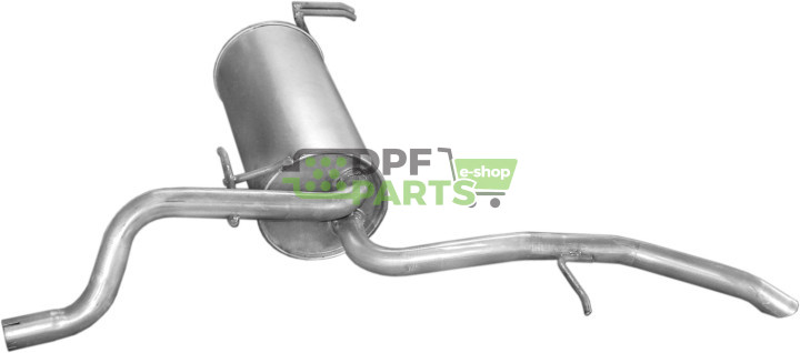 Koncový tlumič výfuku Fiat Siena/Albea 1.2  1.4  1.6 -16V 96-, Polmo 07.169 A, OE 46 463 216