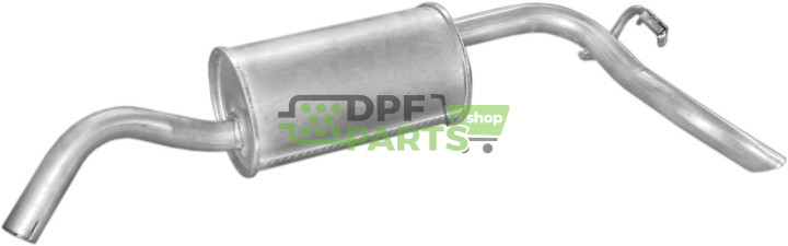 Koncový tlumič výfuku Ford Escort 1.3 HB  90-92, Polmo 08.87 A, OE 5028989 6567017