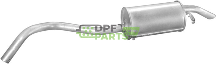 Koncový tlumič výfuku Ford Escort 1.3  90-92/Orion 90-93, Polmo 08.92 A, OE 5028990 6493599