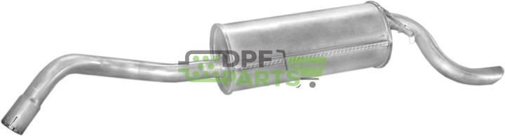 Koncový tlumič výfuku Ford Escort 1.4i SDN  94-99, Polmo 08.100 A, OE 1003949 1019407 1076528 7236931