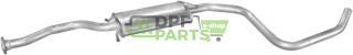 Střední tlumič výfuku Ford Escort 1.6 16V  95-, Polmo 08.115 A, OE 1031543 1093922 1143884 7331760