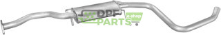 Střední tlumič výfuku Ford Escort 1.8TD  08.95-09.01, Polmo 08.133 A, OE 1012279 1031586
