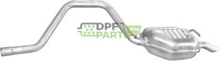 Koncový tlumič výfuku Ford Mondeo 2.0i -16V combi 97-00, Polmo 08.593 A, OE 1018334 1049994 1059927 1092065 1107899 1118687