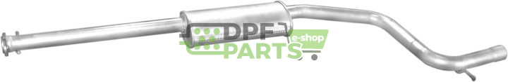 Střední tlumič výfuku Ford Mondeo 2.0 DCi TD hat., sedan 10/01 -08/04, Polmo 08.595 A, OE 1148391 1343857 1445997