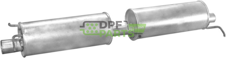 Střední tlumič výfuku Ford Transit 2.0 Di TD SWB MWB 75KM 85KM 08/00-, Polmo 08.598 A, OE 4173267