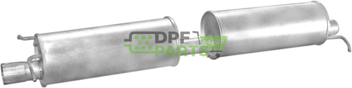 Střední tlumič výfuku Ford Transit 2.0 Di TD SWB MWB 100KM 08/00, Polmo 08.601 A, OE 4173269