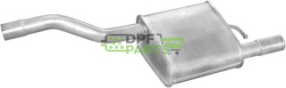 Koncový tlumič výfuku Ford Focus 1.8i -16V sedan 11/98 -09/04, Polmo 08.610 A, OE 1067743 1121649 1230594 1308591 1341335
