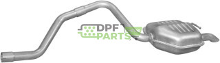 Koncový tlumič výfuku Ford Mondeo 2.0 DCi/TDCi kombi 10/01-02/07, Polmo 08.613 A, OE 1131247 1148401 1149724 1213483 1380914