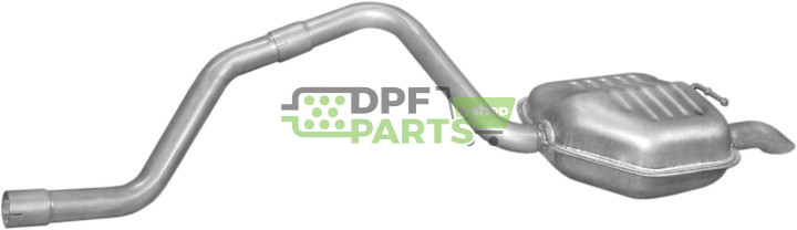 Koncový tlumič výfuku Ford Mondeo 2.0 DCi/TDCi kombi 10/01-02/07, Polmo 08.613 A, OE 1131247 1148401 1149724 1213483 1380914
