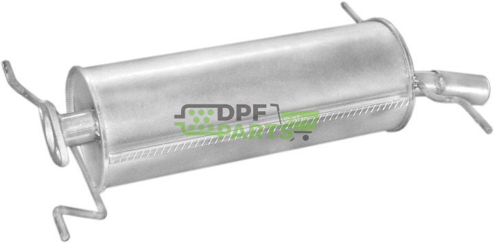 Koncový tlumič Mazda 626 89-91 2.0D SDN/HB, Polmo 12.08 A, OE RF37-40-100A RF37-40-100B RF37-40-300B