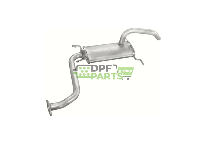 Koncový tlumič MAZDA 323 80-85 1.1/1.3/1.5, 12.58 A, E580-40-100 E580-40-100A E580-40-100C