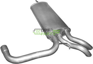 Koncový tlumič výfuku Mercedes E220 -T210 2.2 CDi kombi 06/98 - 04/03, Polmo 13.275 A, OE 210 490 39 21