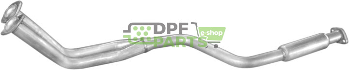 Počáteční tlumič výfuku Mercedes W201 84-88 190E 2.3 16V, Polmo 13.300 A, OE 2014903419