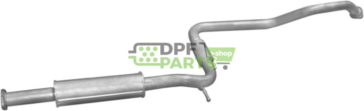 Tłumik środkowy Nissan Primera 2.0i -16V 96-02, Polmo 15.400 A, OE 20300-3J400KE 20300-3J401