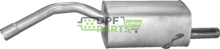 Tłumik końcowy Alfa Romeo GT 2.0 JTS/ 156 2.5 97/09-12/06   1.9 JTD TD , 2.4 JTD TD, Polmo 16.01 A, OE 55181623