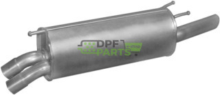 Koncový tlumič výfuku Opel Omega B 2.2i -16V 99-03 kombi, Polmo 17.324 A, OE 8 52 275 91 57 104