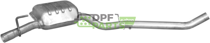 Střední tlumič výfuku Opel Omega B 2.2i -16V 99-03 kombi, Polmo 17.325 A, OE 8 52 251 91 57 088