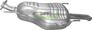 Koncový tlumič výfuku Opel Zafira A 2.0/2.2 DTi Turbo Diesel 11/01-03, Polmo 17.327 A, OE 58 52 168 8 52 498